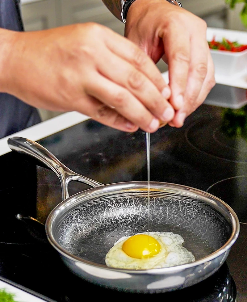 Livwell DiamondClad Stainless Steel Aluminum Core 8" Hybrid Pan