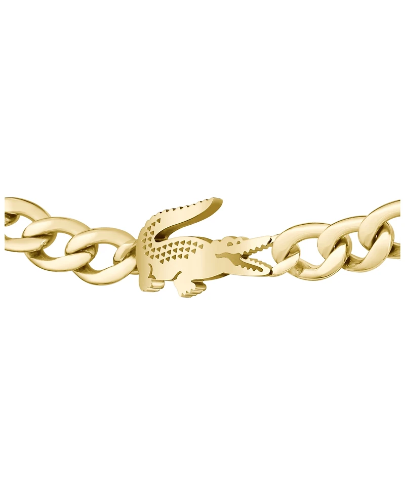 Lacoste Women's Crocodile Ip Plated Bracelet