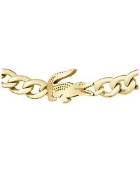 Lacoste Women's Crocodile Ip Plated Bracelet