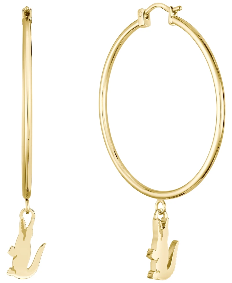 Lacoste Women's Crocodile Ip Plated Bracelet