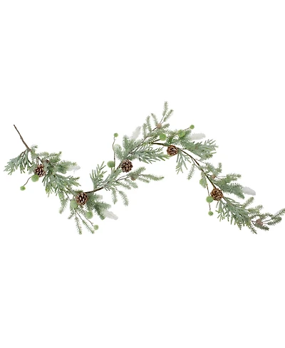 Northlight Frosted Pine and Pine Cone Christmas Garland