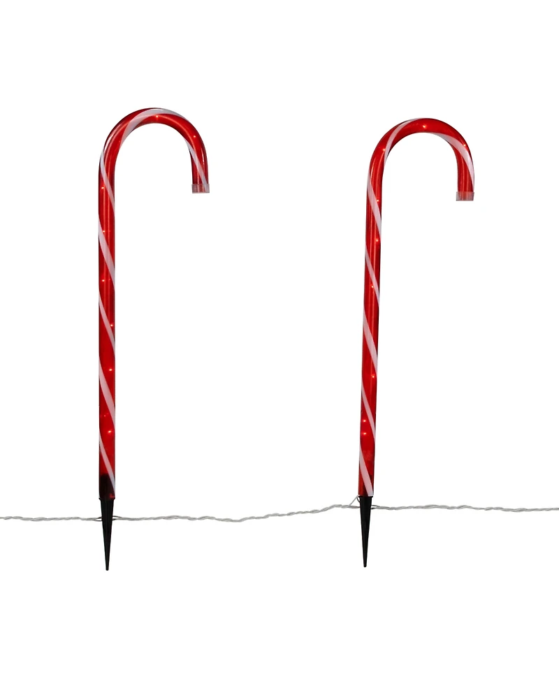 Northlight Candy Cane 8 Christmas Outdoor Pathway Markers