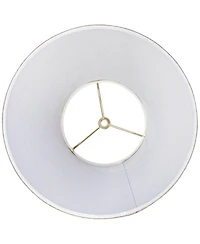 Springcrest Fine Burlap Small Empire Shape 6" Top x 12" Bottom x 9" Slant (Spider) Replacement with Harp and Finial