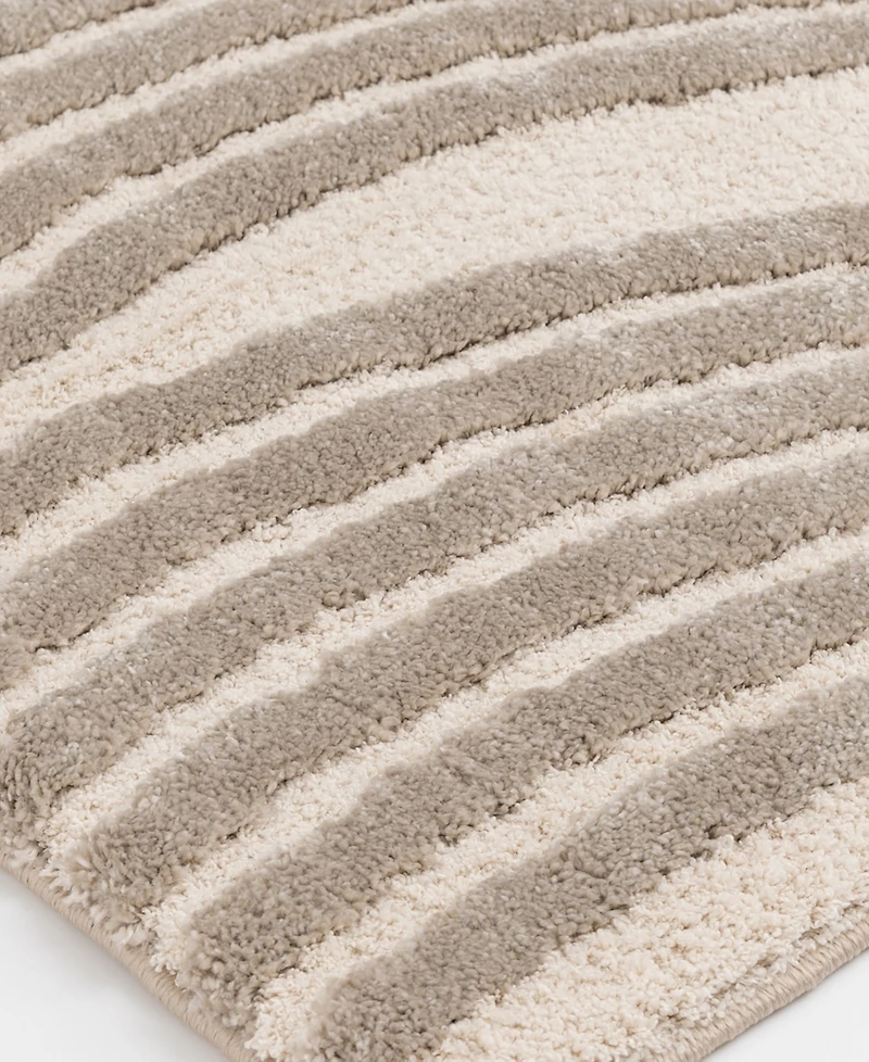 Mink Home Leisure Dunes 2'3"x7'7" Runner Area Rug