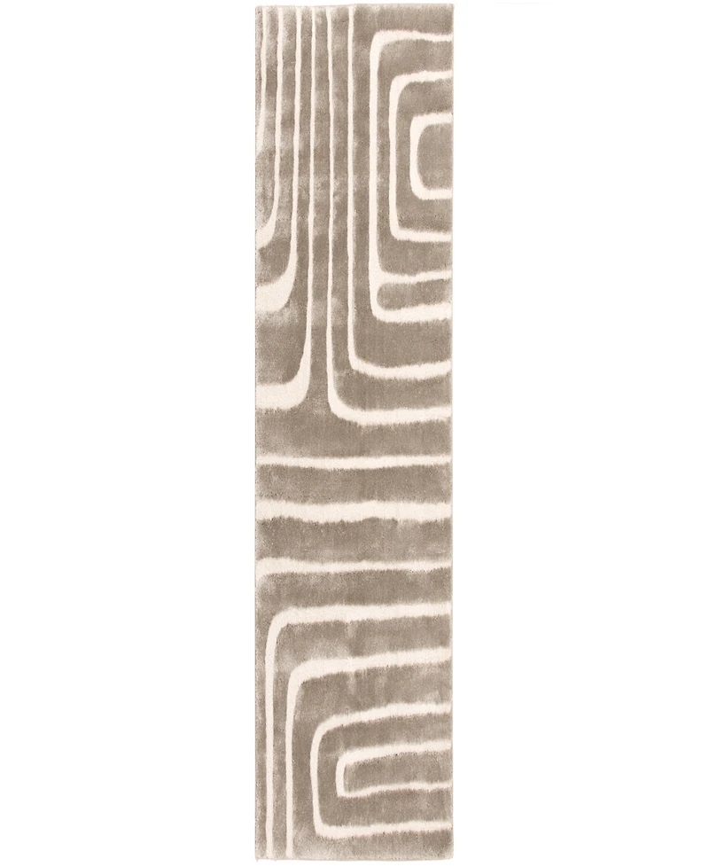 Mink Home Leisure Reef 2'3"x7'7" Runner Area Rug