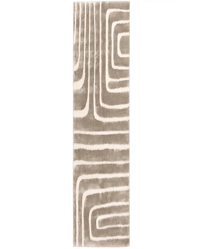 Mink Home Leisure Reef 2'3"x7'7" Runner Area Rug