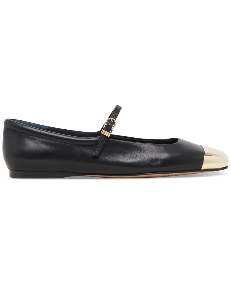 Dolce Vita Women's Reyes Cap-Toe Mary Jane Ballet Flats