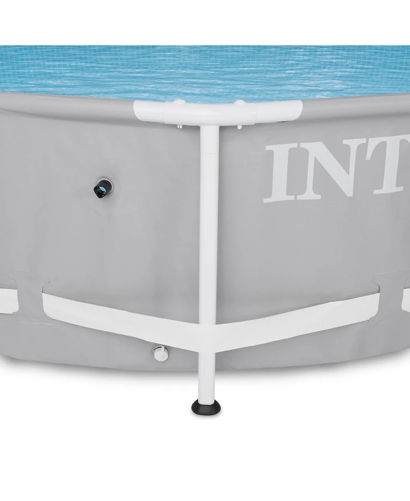 Intex 12 foot x 30 inch Prism Frame Round Above Ground Swimming Pool, (No Pump)