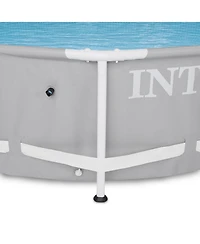 Intex 12 foot x 30 inch Prism Frame Round Above Ground Swimming Pool, (No Pump)