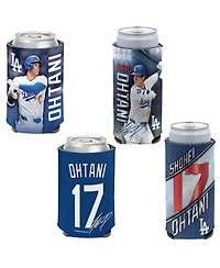 Wincraft Shohei Ohtani Los Angeles Dodgers Slim 12 oz. Can Cooler Four Pack