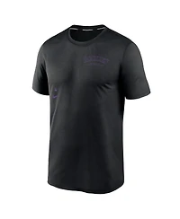 Nike Men's Black Colorado Rockies Authentic Collection Early Work Tri-Blend Performance T-Shirt