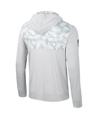 Colosseum Men's Gray Oklahoma Sooners Oht Military Appreciation Long Sleeve Hoodie T-Shirt
