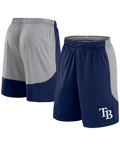 Fanatics Men's Navy/Gray Tampa Bay Rays Go Hard Shorts