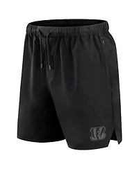 Fanatics Men's Black Cincinnati Bengals Front Office Woven Shorts