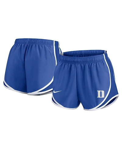 Nike Women's Royal Duke Blue Devils Primetime Tempo Performance Shorts