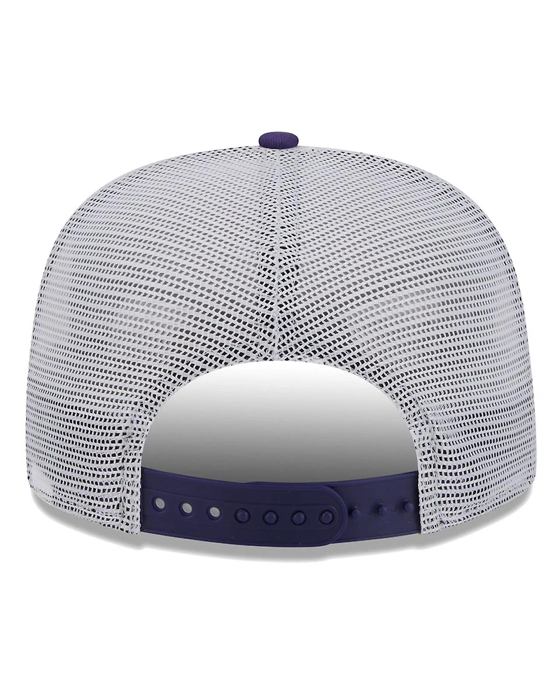 New Era Men's Purple Phoenix Suns Court Sport Speckle 9FIFTY Snapback Hat