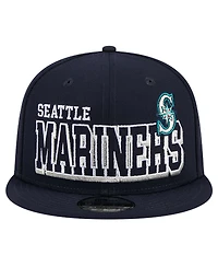 New Era Men's Navy Seattle Mariners Game Day Bold 9FIFTY Snapback Hat