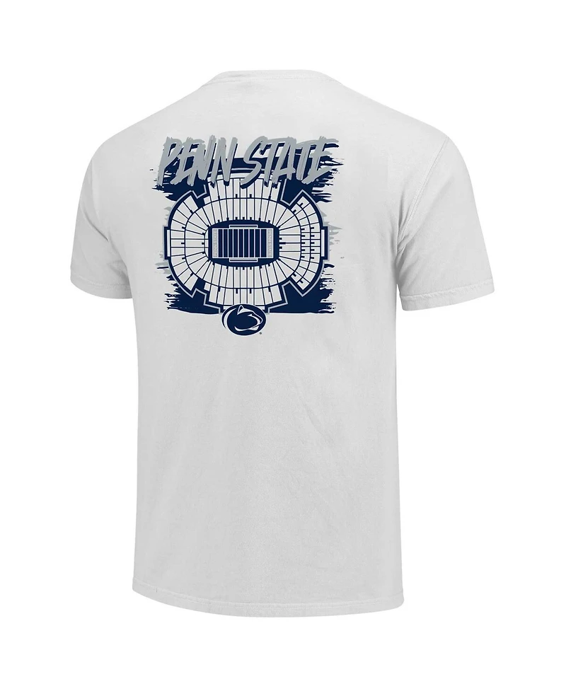 Image One Men's and Women's White Penn State Nittany Lions Hyper Local Stadium Gameday Seating T-Shirt