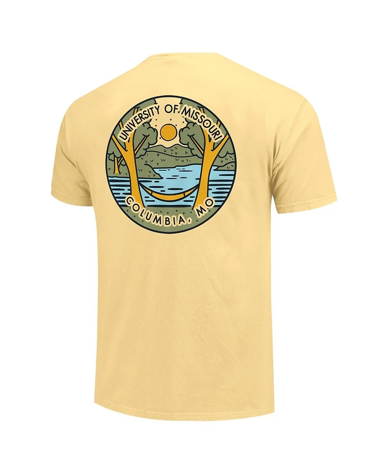 Image One Men's and Women's Gold Missouri Tigers Scenic Comfort Colors T-Shirt