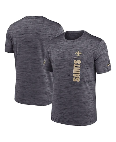 Nike Men's Black New Orleans Saints 2024 Sideline Velocity Performance T-Shirt