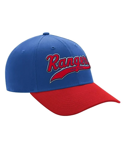 Starter Men's Blue/Red New York Rangers Two-Tone Tailsweep Mascot Adjustable Hat