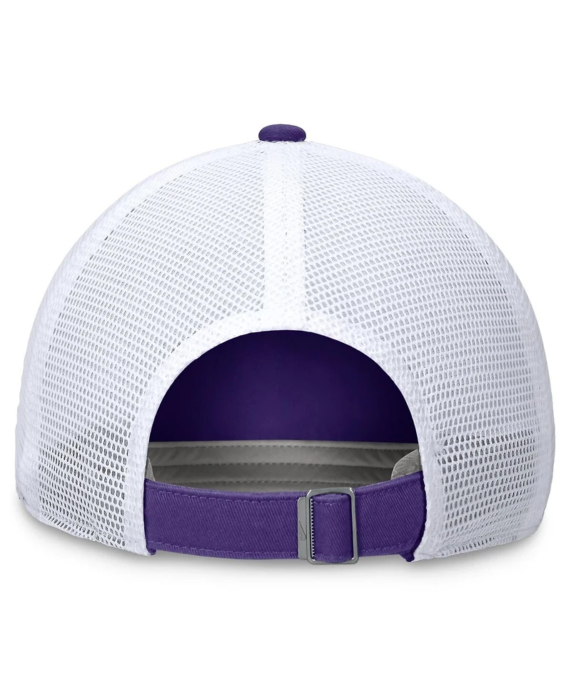 Nike Men's Purple/White Lsu Tigers Primetime Club Trucker Adjustable Hat