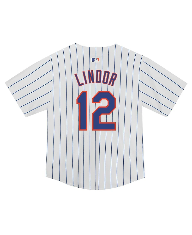 Nike Toddler Francisco Lindor White New York Mets Game Jersey