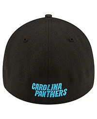 New Era Men's Black Carolina Panthers Classic 39THIRTY Flex Hat