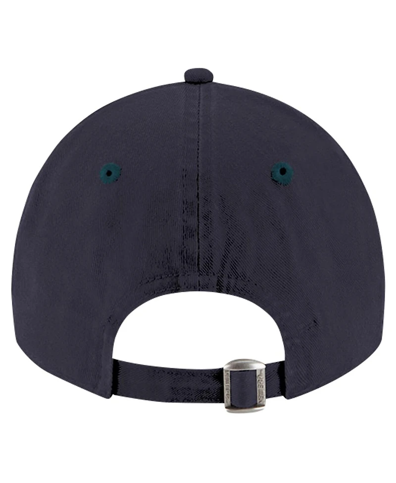 New Era Men's Navy Sporting Kansas City 2024 Jersey Hook 9TWENTY Adjustable Hat