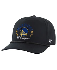 '47 Brand Men's Black Golden State Warriors Champs Global Star Hitch Adjustable Hat