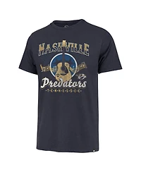 '47 Brand Navy Nashville Predators Regional Localized Franklin T-Shirt