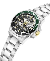 Kenneth Cole New York Men's Automatic Silver Stainless Steel Watch 43MM