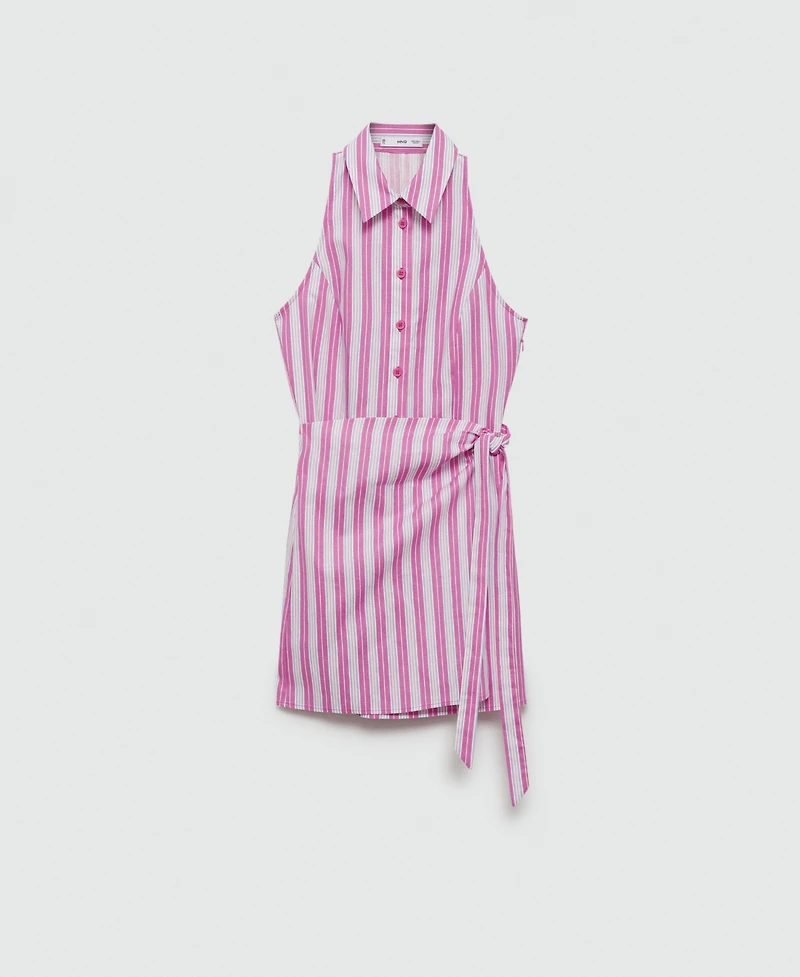 Mango Women's Wrap Shirt Dress