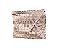 Nina Crystal Encrusted Square Envelope Clutch