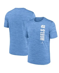 Jordan Men's Carolina Blue North Tar Heels 2024 Sideline Velocity Performance T-Shirt