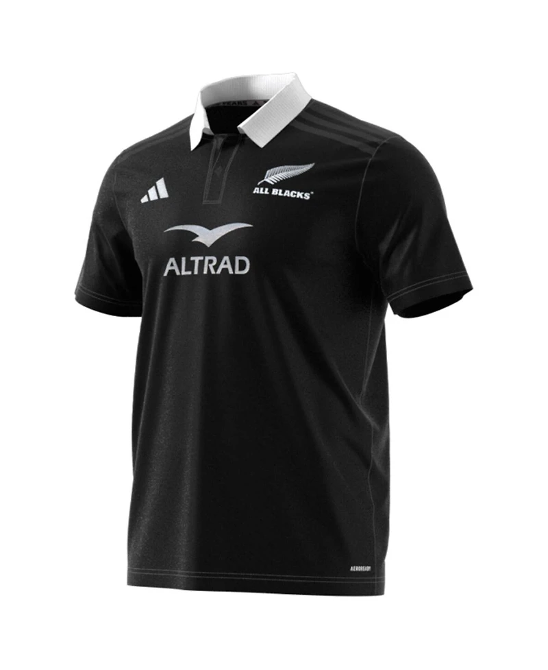Adidas Men's Black New Zealand Rugby 2024/25 Aeroready Polo