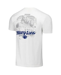 Image One Men's and Women's White Penn State Nittany Lions Hyper Local Gameday Statue T-Shirt