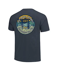 Image One Men's and Women's Navy West Virginia Mountaineers Scenic Comfort Colors T-Shirt