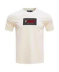 Pro Standard Men's Cream San Francisco Giants Club Member Badge T-Shirt