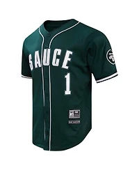 Pro Standard Men's Sauce Gardner Green New York Jets Baseball Button-Up Shirt
