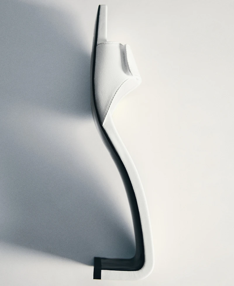 Mango Women's Heel Leather Sandals