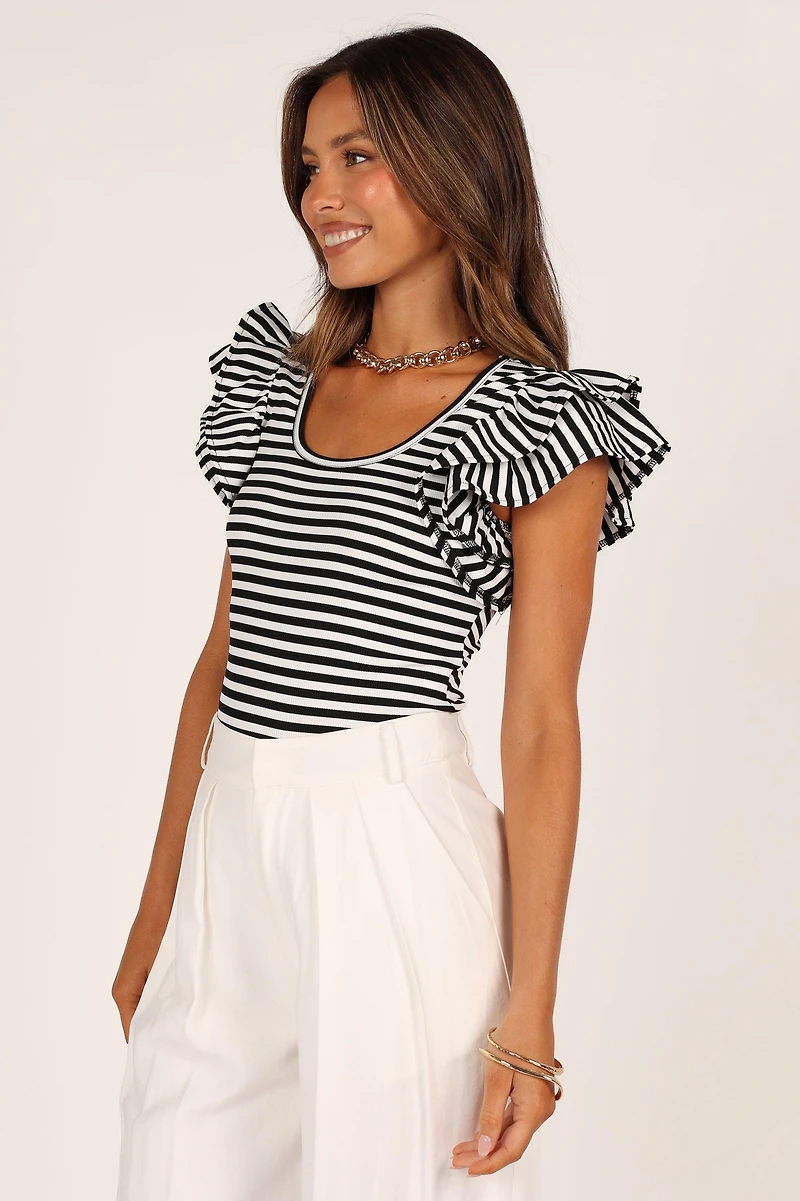 Petal and Pup Womens Martina Ribbed Top