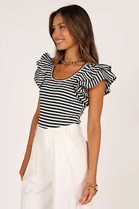 Petal and Pup Womens Martina Ribbed Top