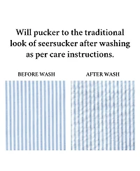 Hope & Henry Little Girls Seersucker Peter Pan Collar Dress