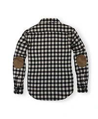 Hope & Henry Baby Boys Organic Cotton Long Sleeve Brushed Flannel Button Down Shirt