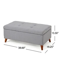 Streamdale Traditional Storage Ottoman Bench For Home Organization