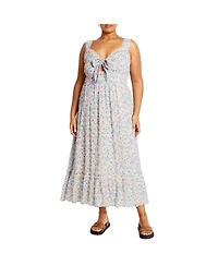 City Chic Plus Lidia Print Dress