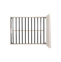 Simplie Fun Scout Upholstered Queen Platform Bed