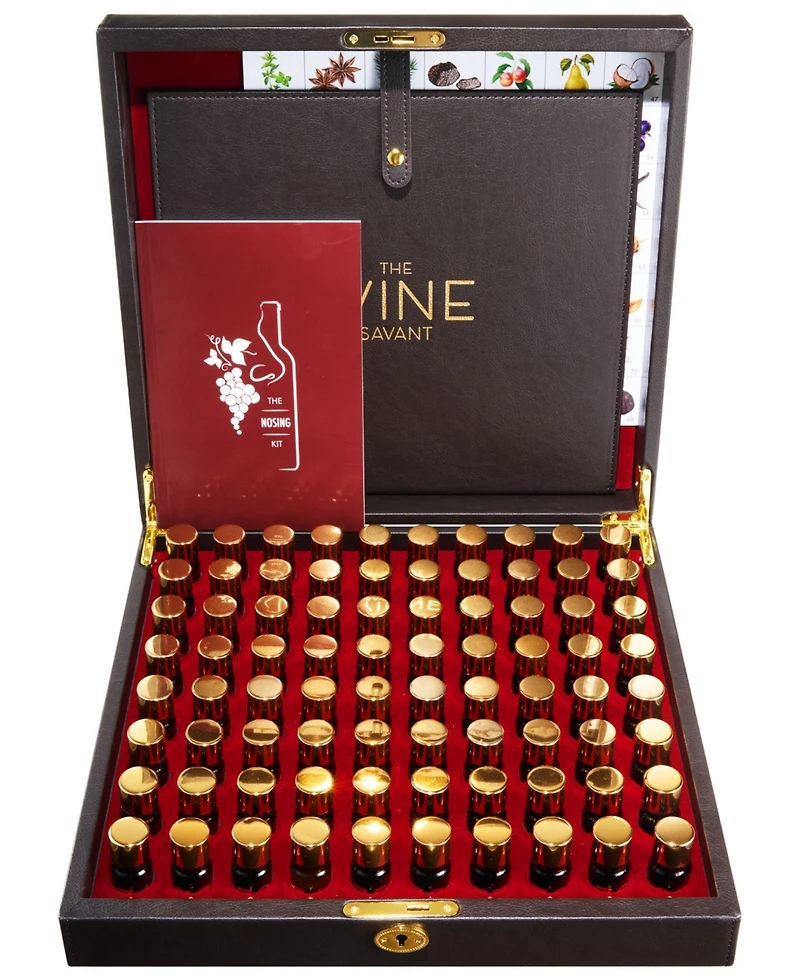 The Wine Savant Wine Aroma Kit Tasting Smelling 80 Aromas Set