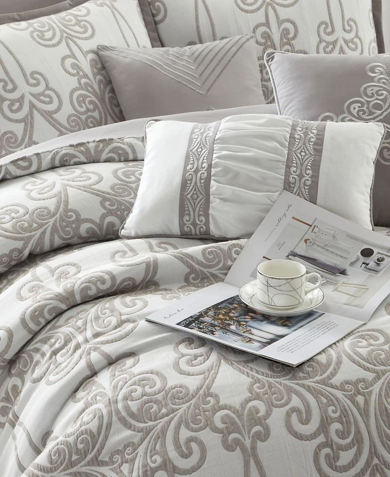 Stratford Park Dilona Scroll 9-Pc. Comforter Set, King